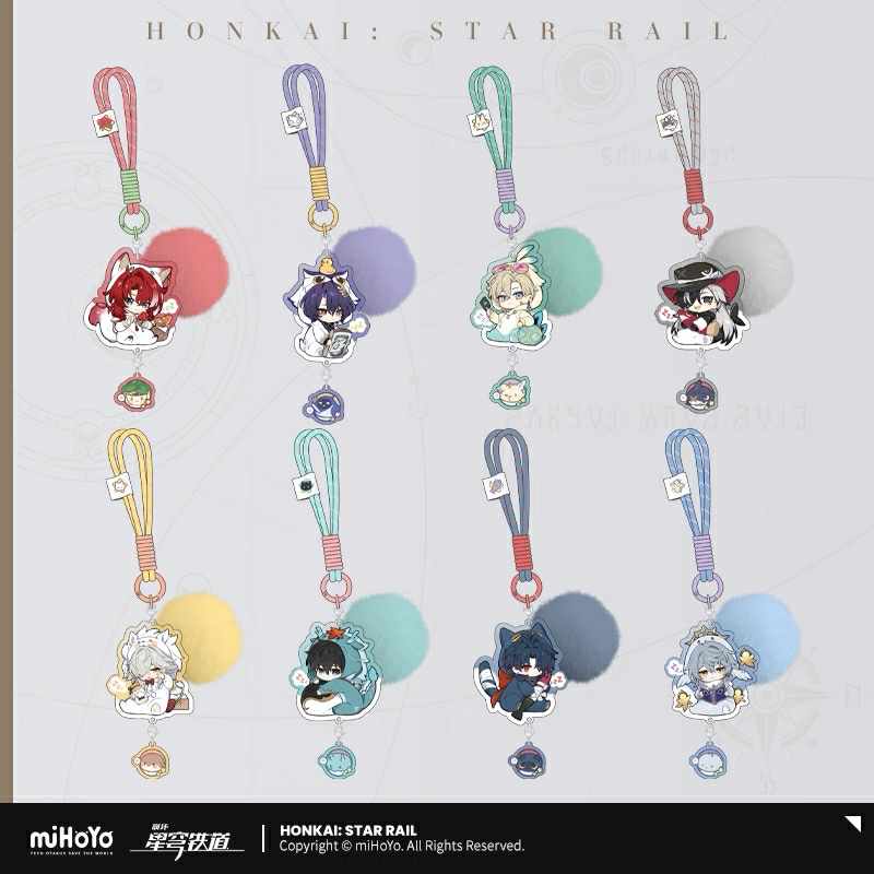 [PO] HSR Boys' Dormitary Series ✦ Chibi Acrylic Keychain