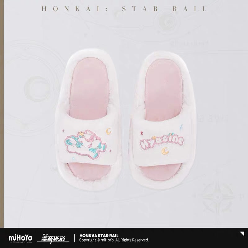 [PO] HSR Official Merch ✦ Hyacine Themed Impression Series | Plush Slippers