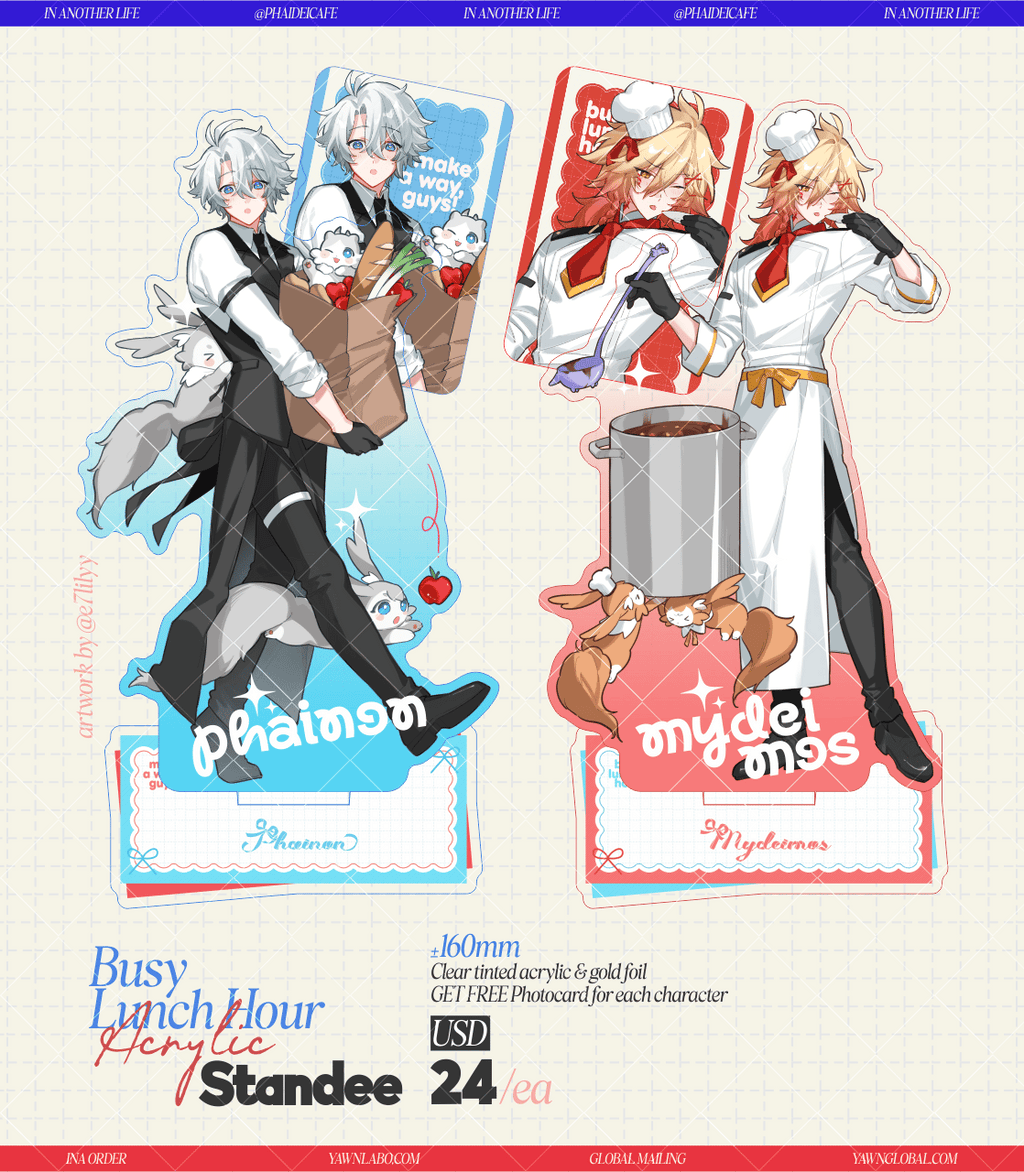 [PO] HSR Fan Merch ✦ In Another Life: Phaidei Project - Batch 2 [ENDS ON 04/30]