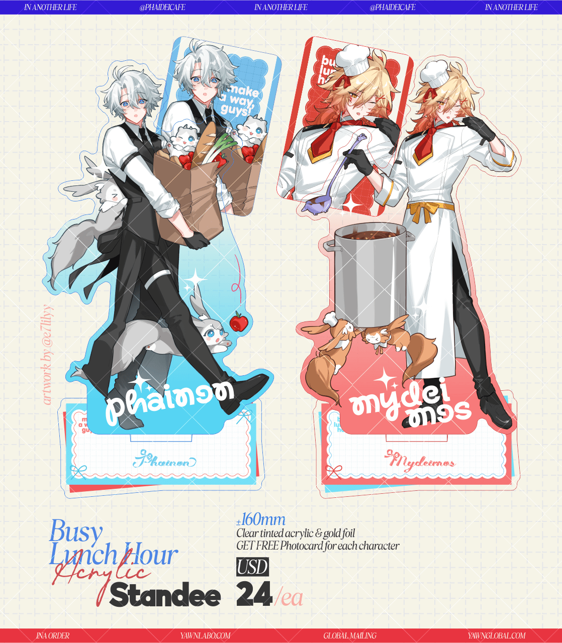 [PO] HSR Fan Merch ✦ In Another Life: Phaidei Project - Batch 2 [ENDS ON 04/30]
