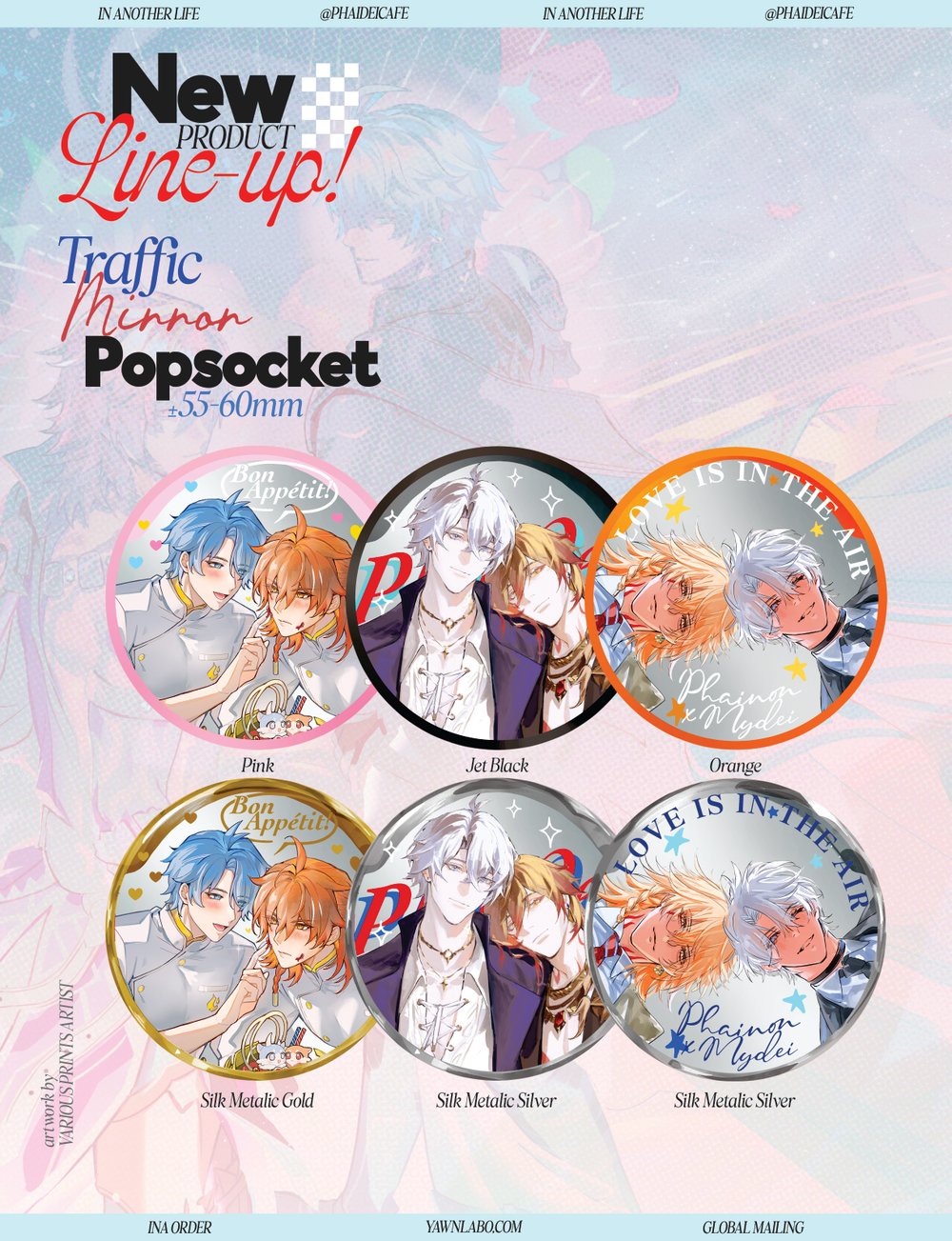 [PO] HSR Fan Merch ✦ In Another Life: Phaidei Project - Batch 2 [ENDS ON 04/30]