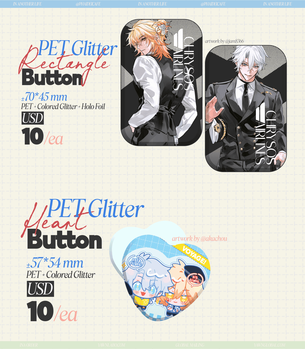 [PO] HSR Fan Merch ✦ In Another Life: Phaidei Project - Batch 2 [ENDS ON 04/30]