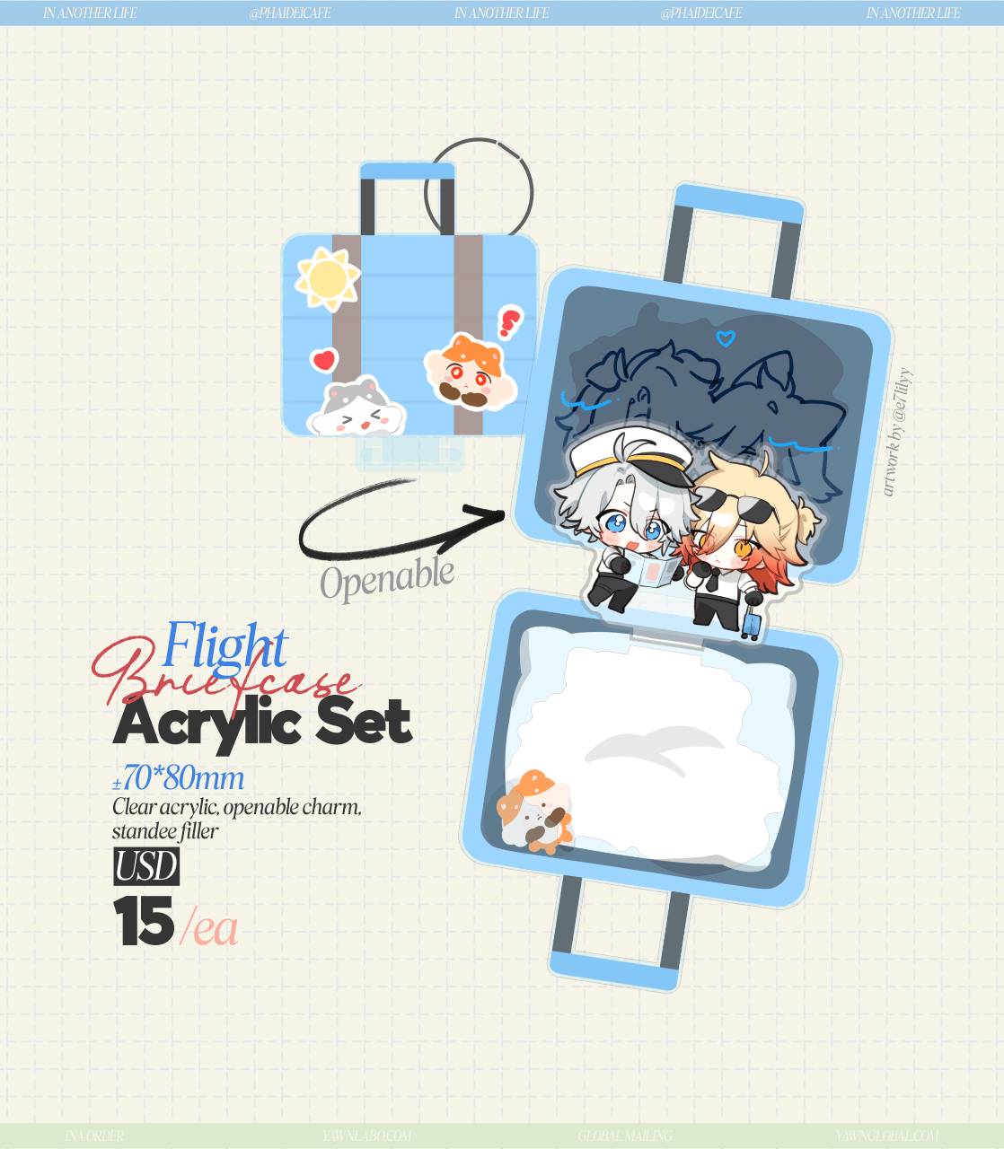 [PO] HSR Fan Merch ✦ In Another Life: Phaidei Project [ENDS ON 03/26]