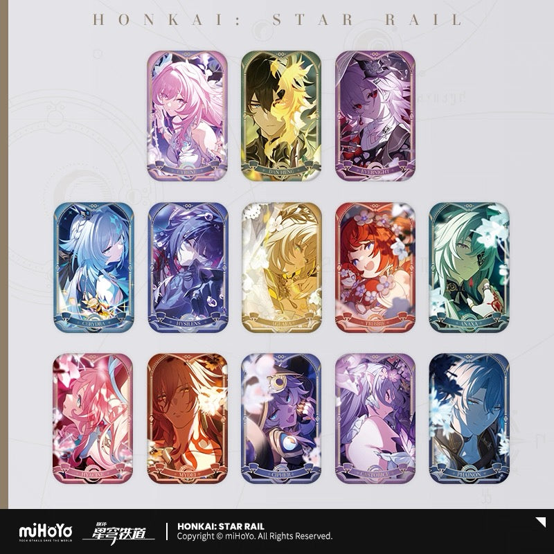 [PO] HSR Official Merch ✦ Amphoreus Heroes Chronicle Series | Tin Badge