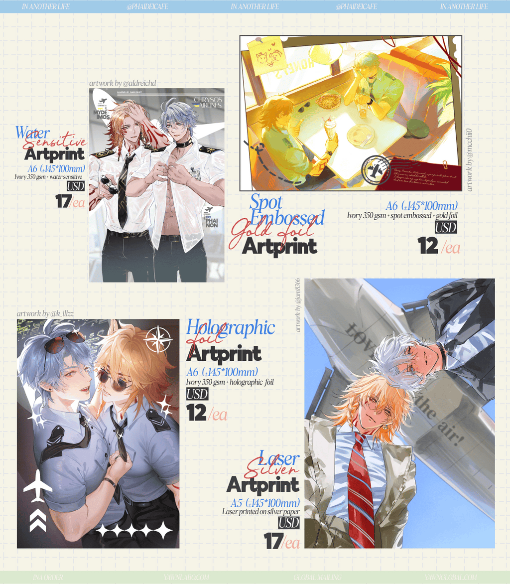 [PO] HSR Fan Merch ✦ In Another Life: Phaidei Project - Batch 2 [ENDS ON 04/30]