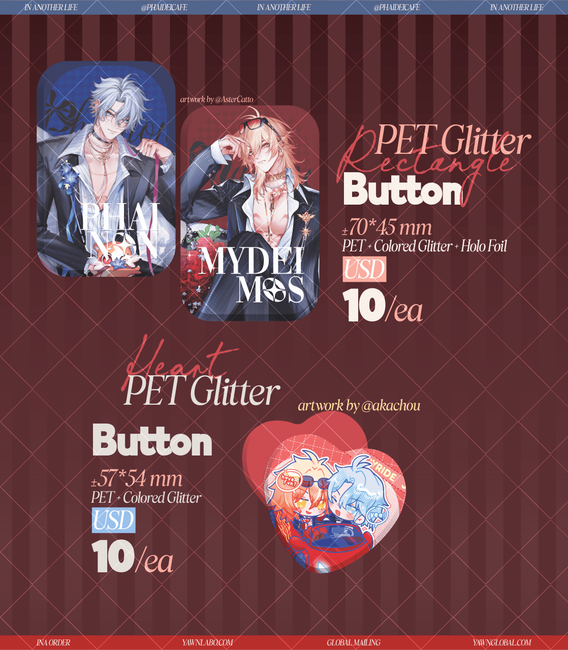 [PO] HSR Fan Merch ✦ In Another Life: Phaidei Project [ENDS ON 03/26]