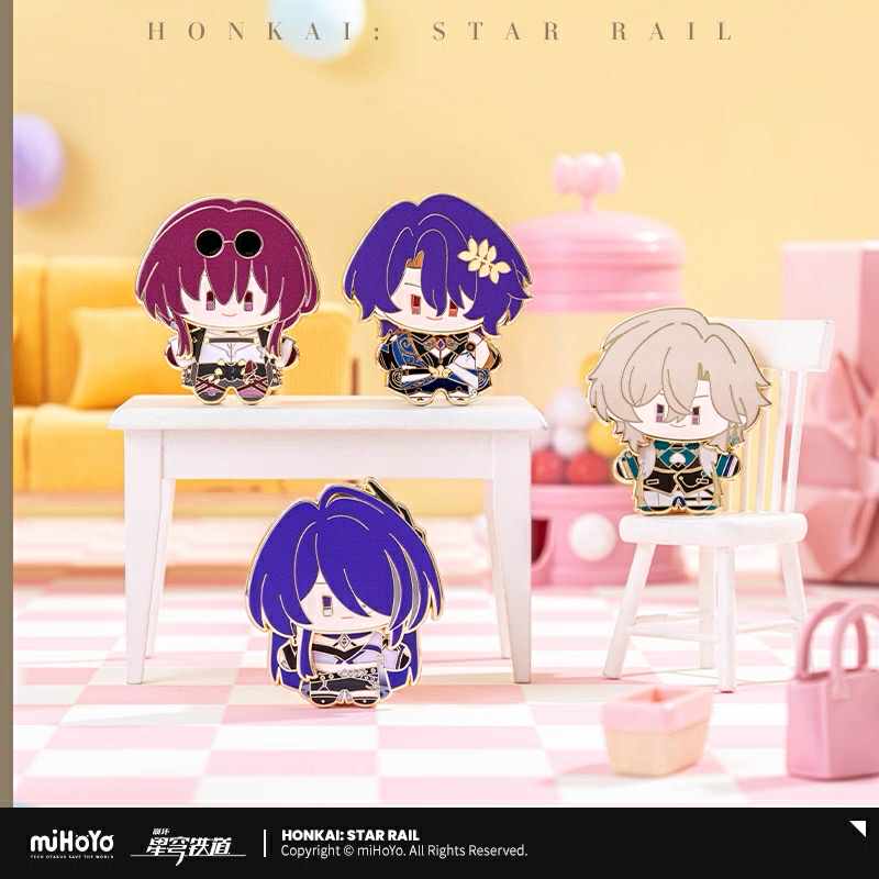 [PO] HSR Official Merch ✦ Chibi Doll Series | Wobble Enamel Badge