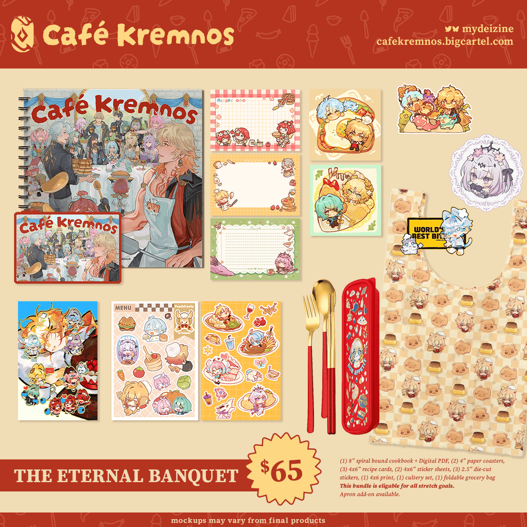 [PO] HSR Fan Books ✦ Café Kremnos: a HSR Cookbook [ENDS ON 09/10]