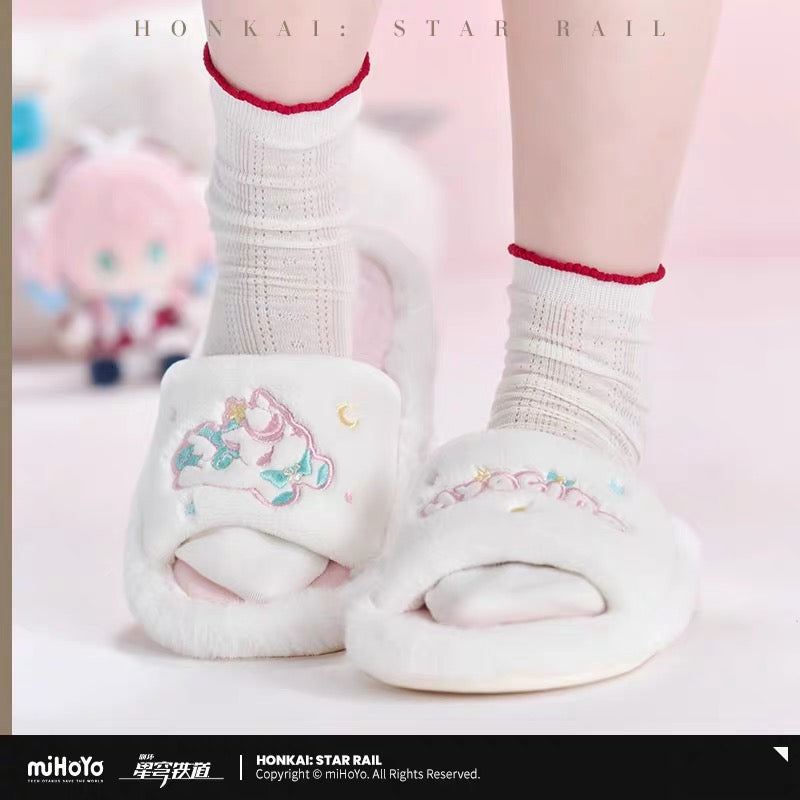 [PO] HSR Official Merch ✦ Hyacine Themed Impression Series | Plush Slippers