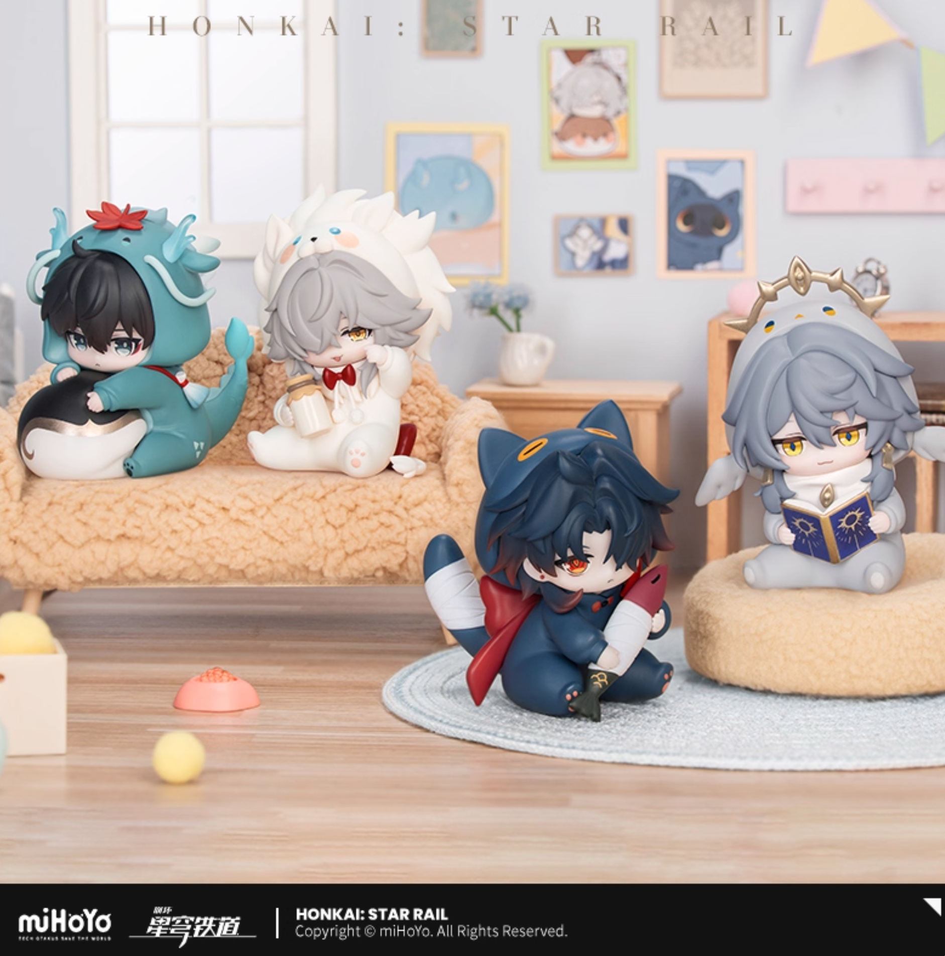 [PO] HSR Boys' Dormitory Series ✦ Q-version Figurines