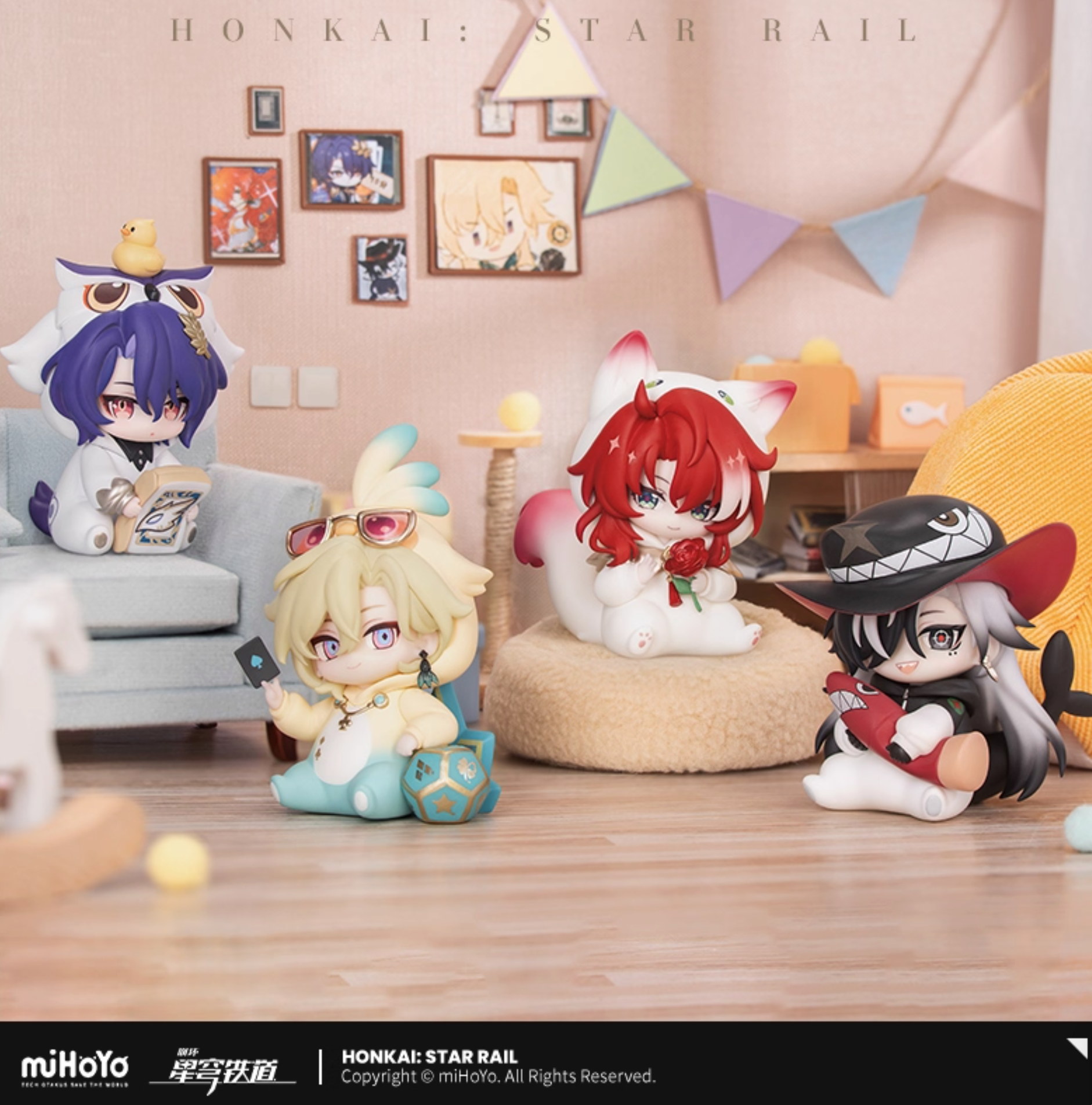 [PO] HSR Boys' Dormitory Series ✦ Q-version Figurines
