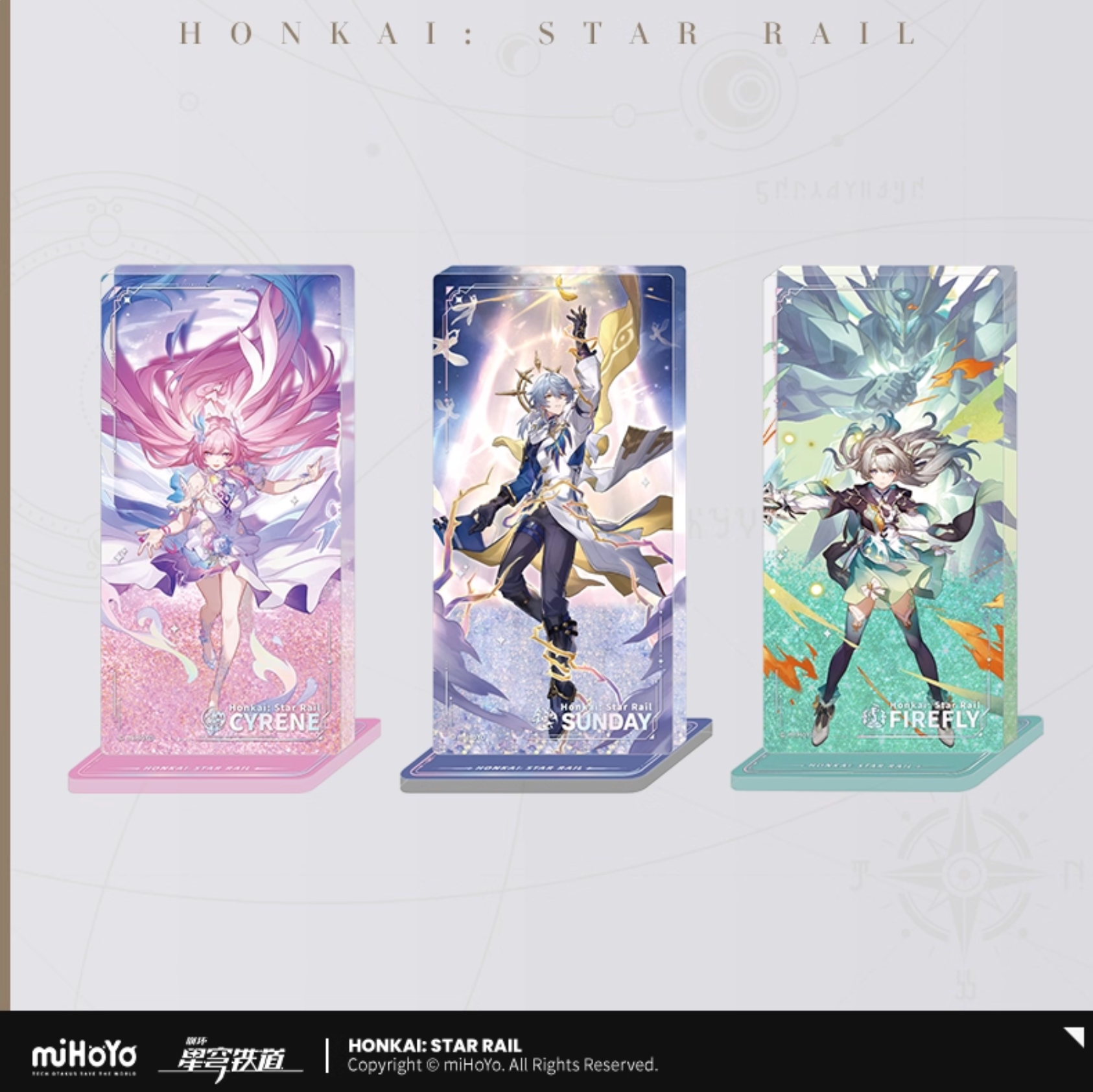 [PO] HSR Splash Art Series ✦ Acrylic Quicksand Stand