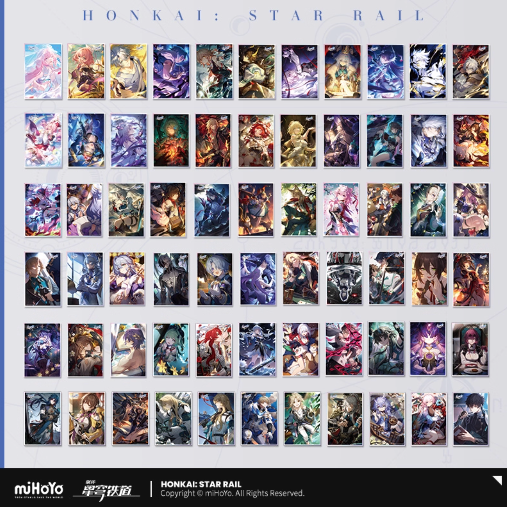 [PO] HSR Light Cone Series ✦ Acrylic Shikishi