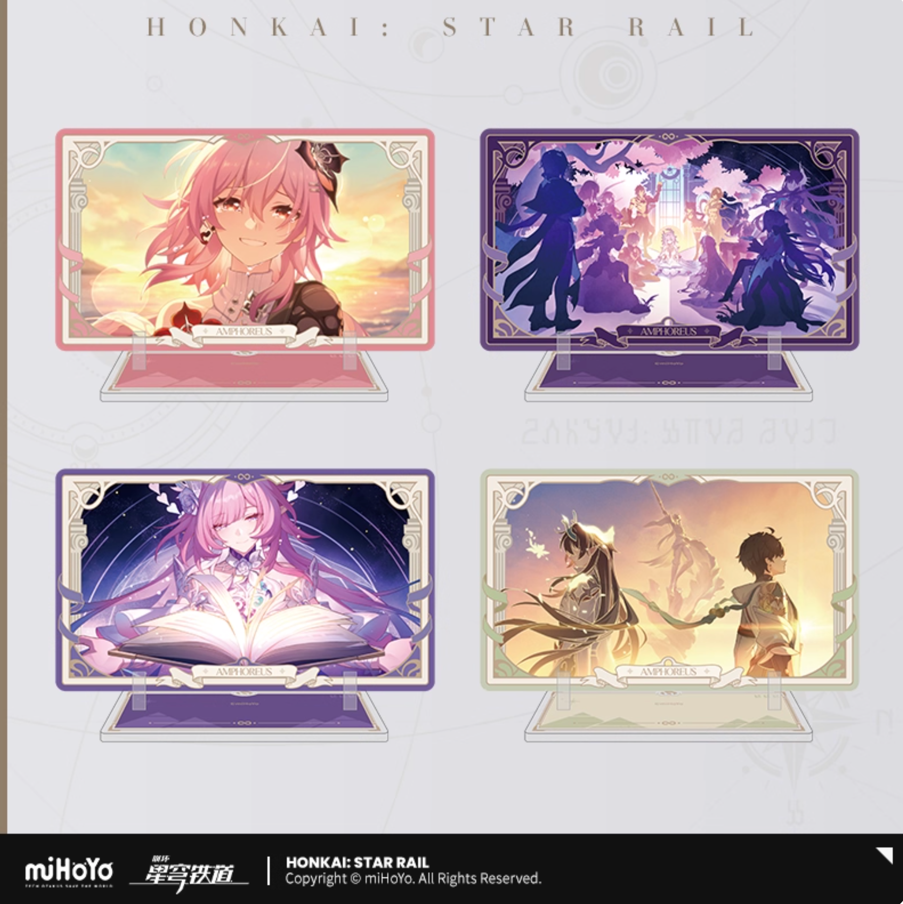 [PO] HSR Memories Of Travelling With You Series ✦ Acrylic Stand