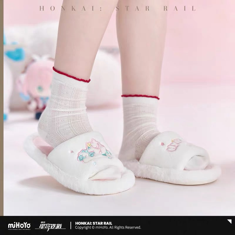 [PO] HSR Official Merch ✦ Hyacine Themed Impression Series | Plush Slippers