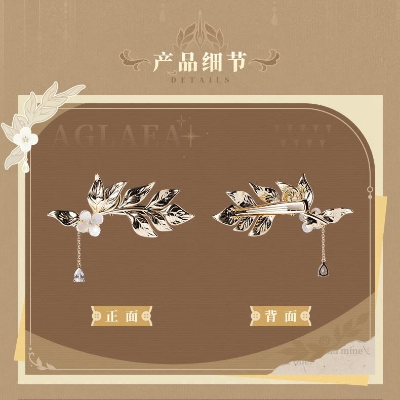 [PO] HSR Official Merch ✦ Aglaea Themed Impression Series | Hair Clip