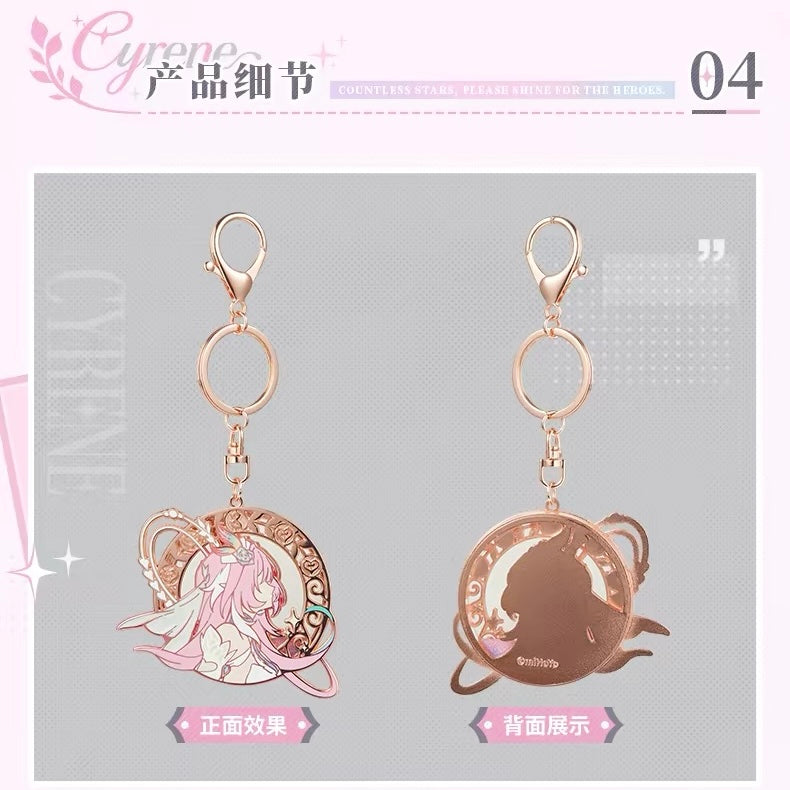 [PO] HSR Official Merch ✦ Cyrene Themed Impression Series | Quicksand Metal Pendant