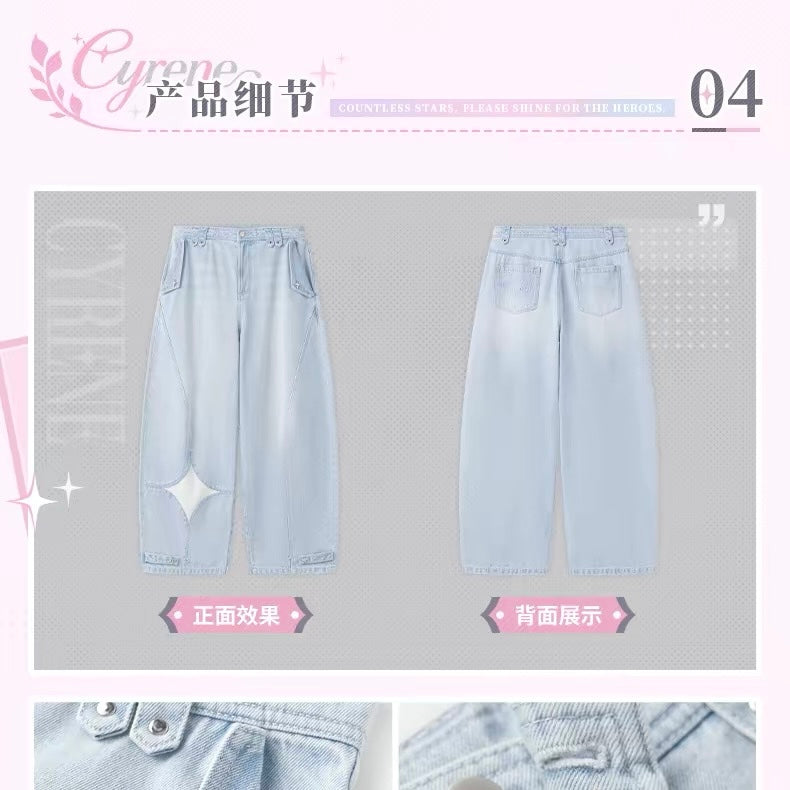 [PO] HSR Official Merch ✦ Cyrene Themed Impression Series | Denim Jeans