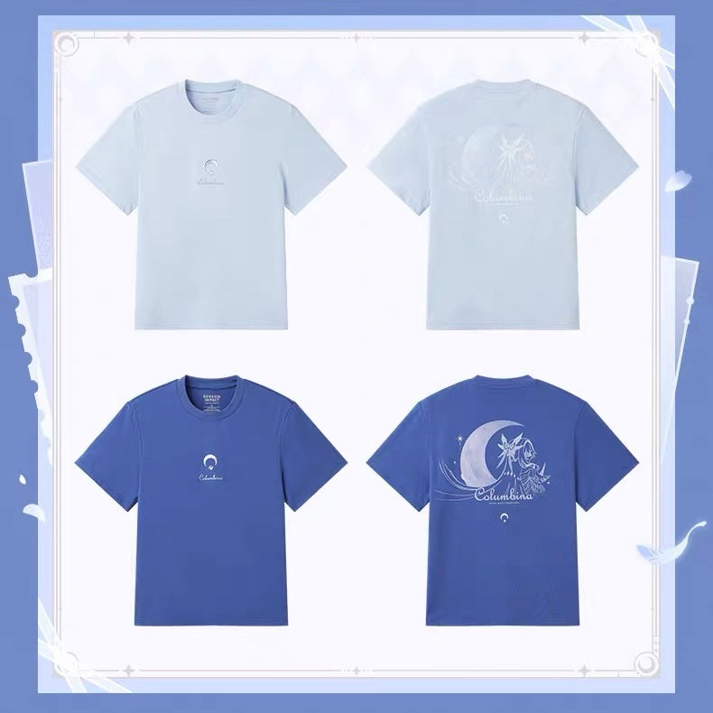[PO] GI Official Merch ✦ Columbina Themed Impression Series | T-Shirt