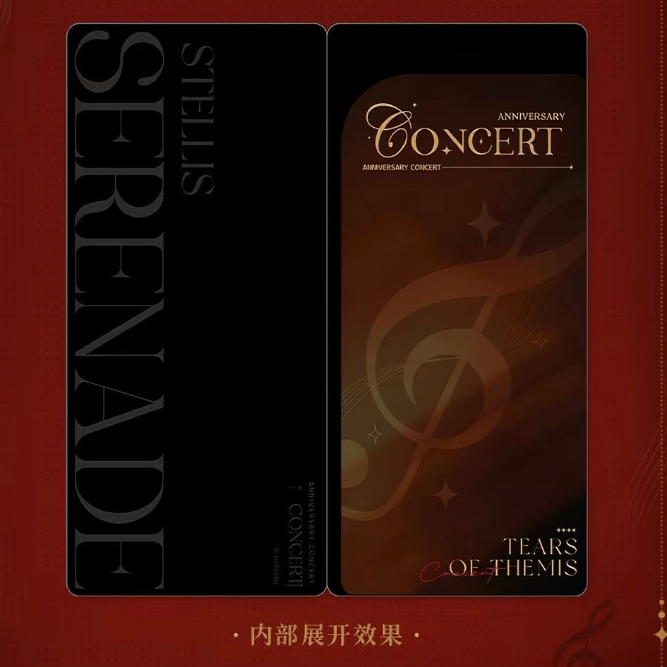[PO] TOT Official Merch ✦ Stellis Serenade Series | Holographic Commemorative Ticket & Ticket Holder Set [ENDS ON 08/31]