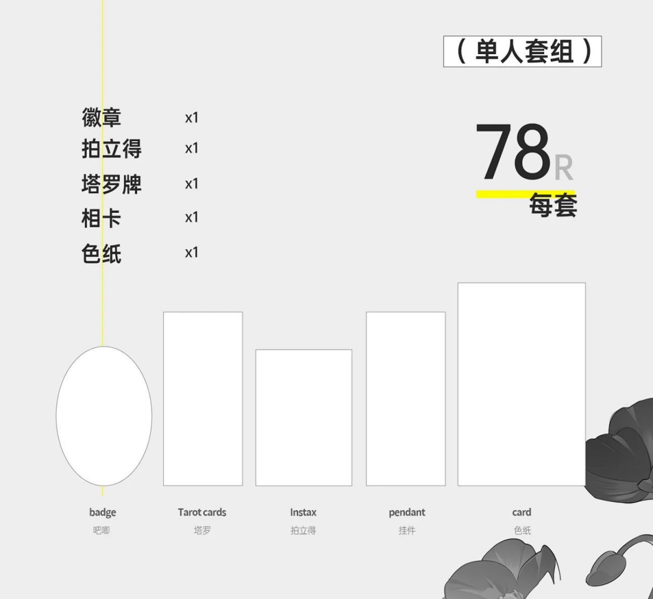 [PO] HSR Fan Merch ✦ Floral Sights, Moonlit Nights