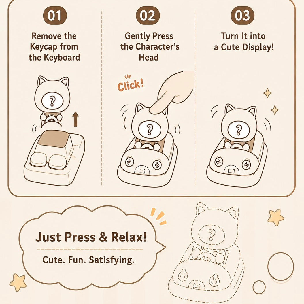 [PO] TOT Official Merch ✦ Sweetheart Encounter Series | TOPTOY Keyboard Fidget Blind Box [ENDS ON 09/10]