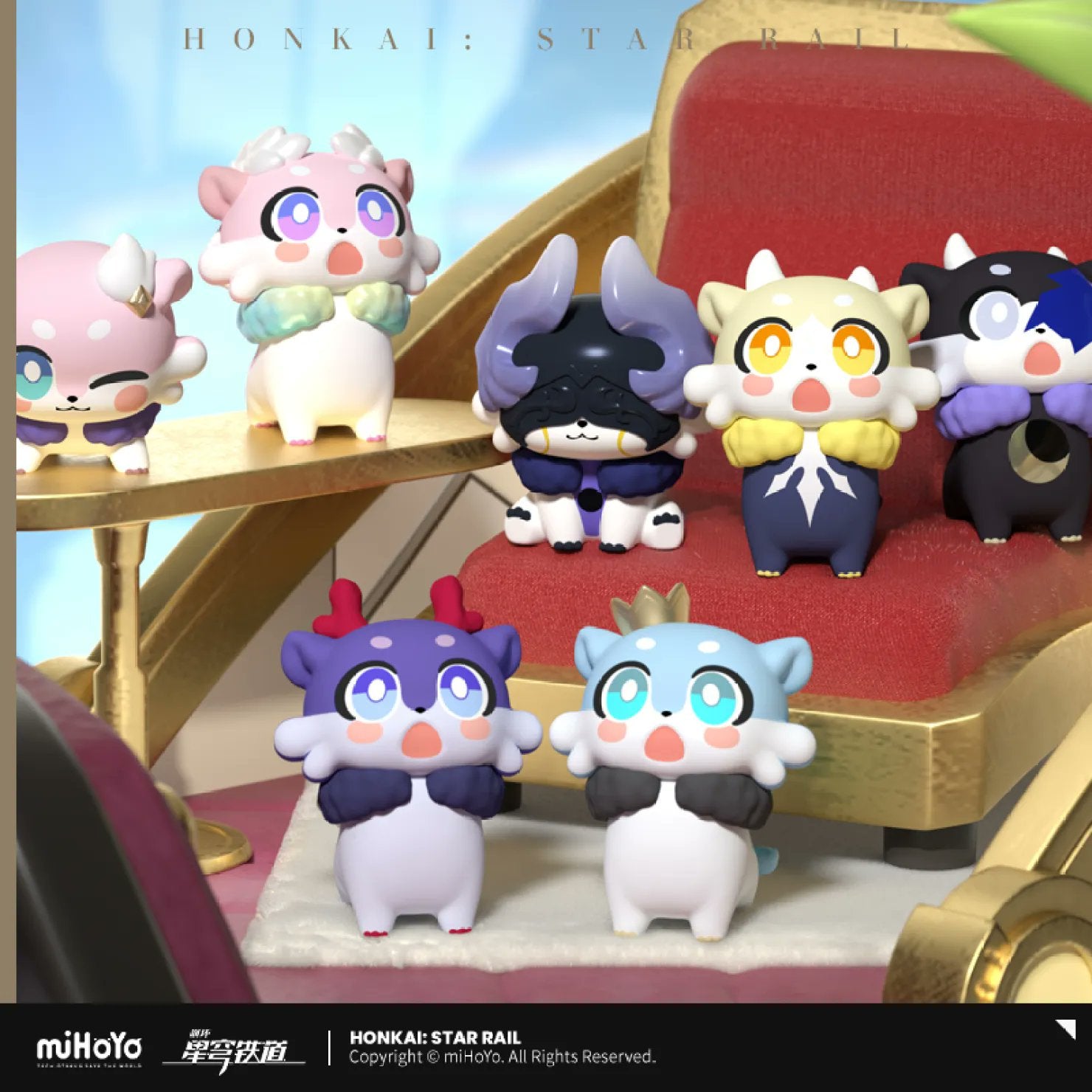 [PO] HSR Awoo Awoo Series ✦ Mini Chimera Figurines Blind Bags PT.2