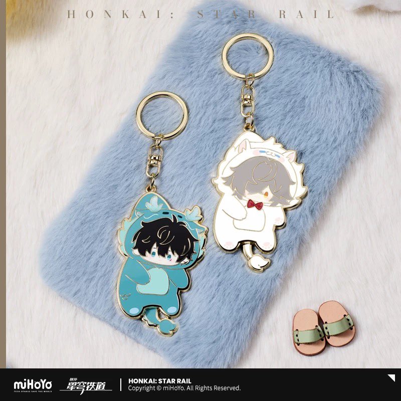 [PO] HSR Boys' Dormitory Series ✦ Q-version Metal Keychain