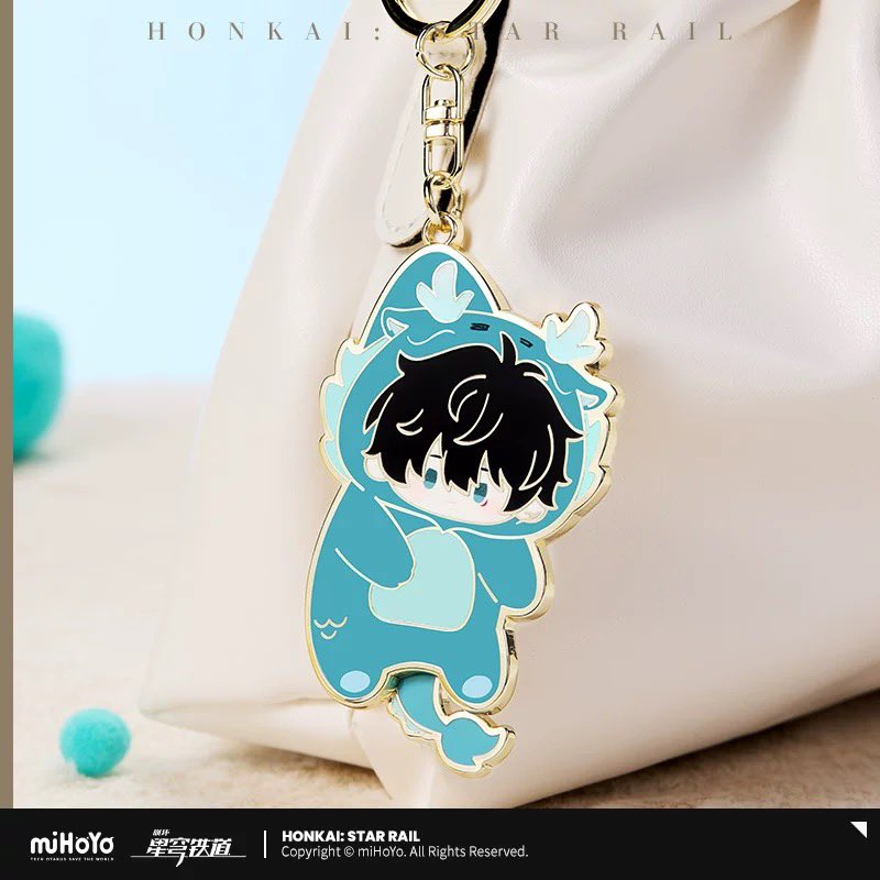 [PO] HSR Boys' Dormitory Series ✦ Q-version Metal Keychain