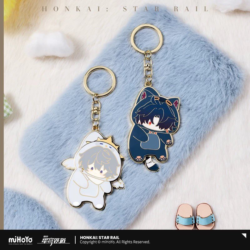 [PO] HSR Boys' Dormitory Series ✦ Q-version Metal Keychain