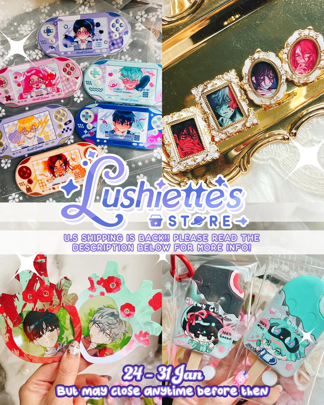 [SHIP] LUSHIETTE Merch ✦ Batch 3