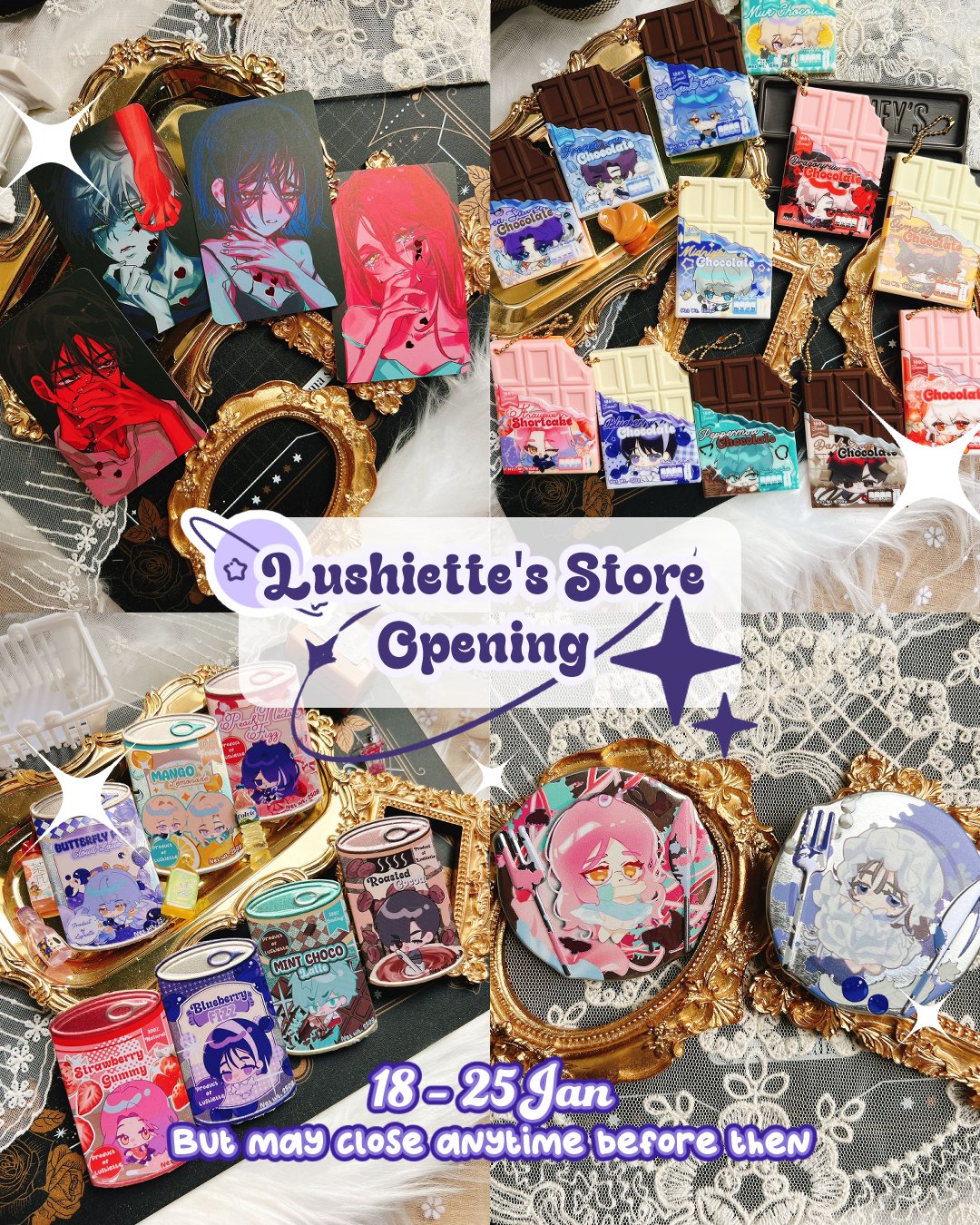 [POST] LUSHIETTE Merch ✦ Batch 1