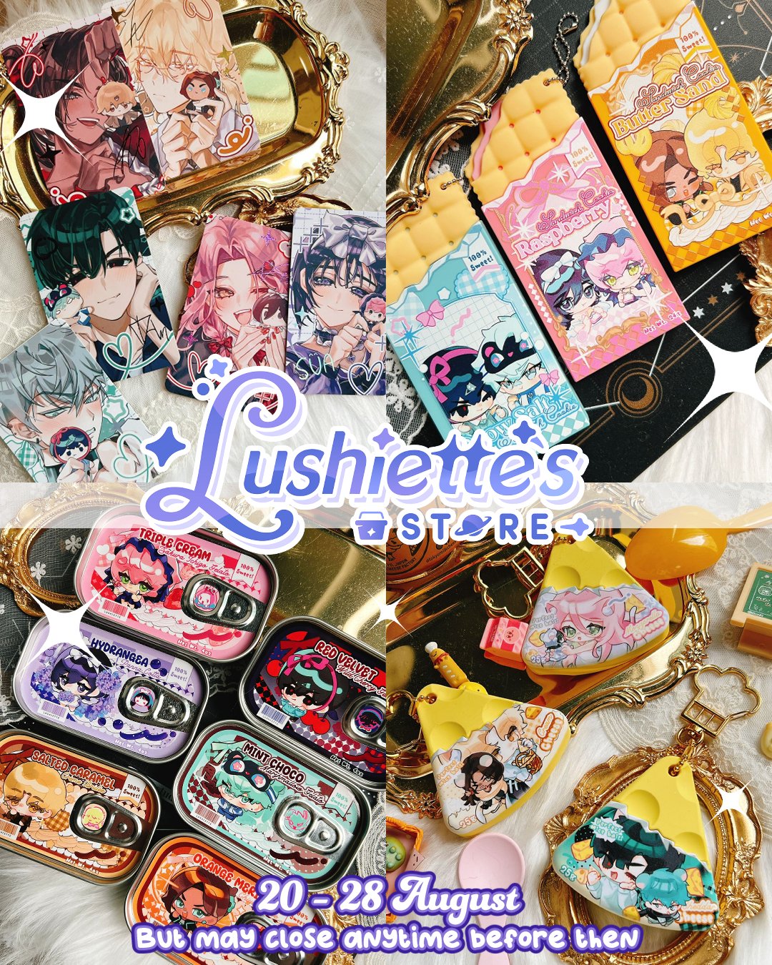 [SHIP] LUSHIETTE Merch ✦ Batch 2