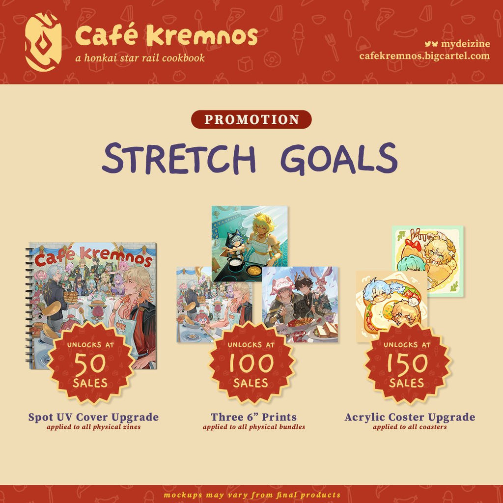 [PO] HSR Fan Books ✦ Café Kremnos: a HSR Cookbook [ENDS ON 09/10]