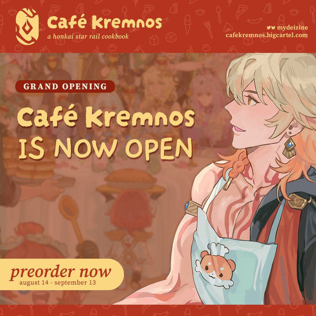 [PO] HSR Fan Books ✦ Café Kremnos: a HSR Cookbook [ENDS ON 09/10]