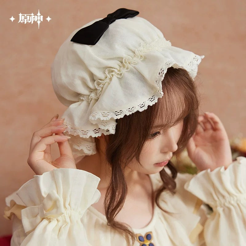 [PO] GI Official Merch ✦ Nighttime Tea Party Series | Sandrone Themed Nightgown Set (incl. Nightcap)