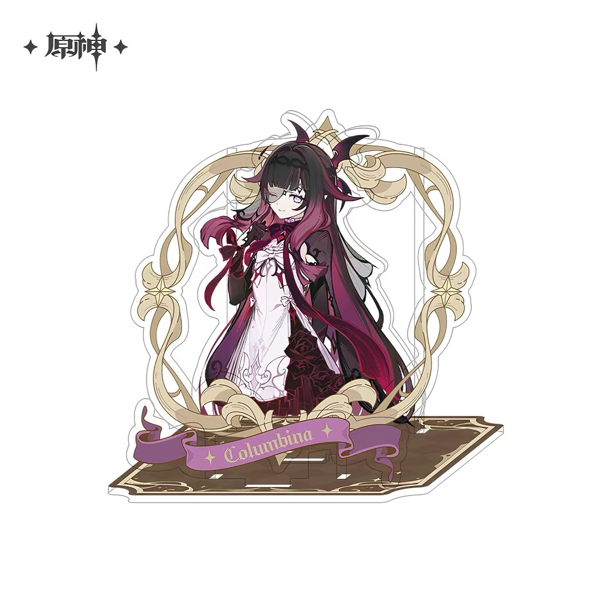 [PO] GI Official Merch ✦ Tabletop Troupe Series | Badge, Standee and Collectible Ticket Card Set