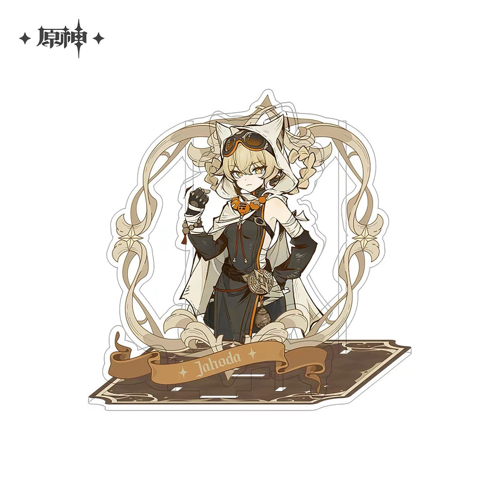 [PO] GI Official Merch ✦ Tabletop Troupe Series | Badge, Standee and Collectible Ticket Card Set