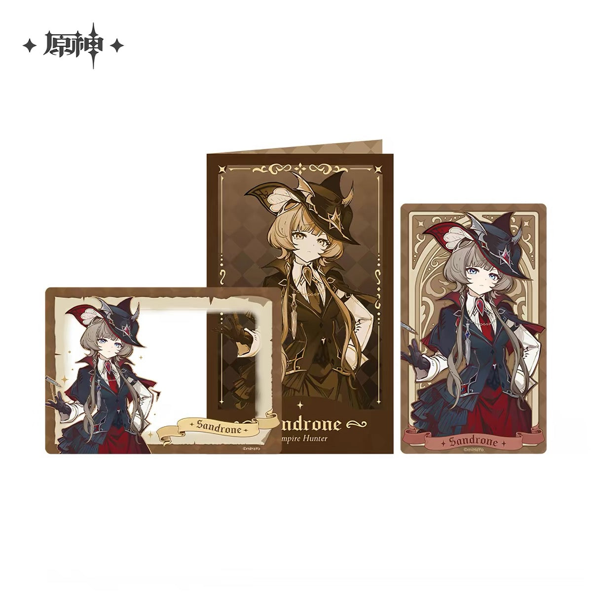 [PO] GI Official Merch ✦ Tabletop Troupe Series | Badge, Standee and Collectible Ticket Card Set