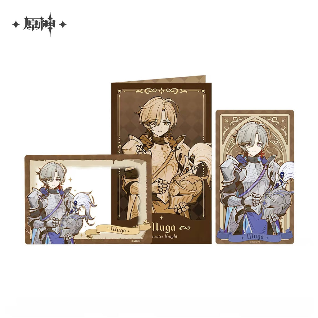 [PO] GI Official Merch ✦ Tabletop Troupe Series | Badge, Standee and Collectible Ticket Card Set