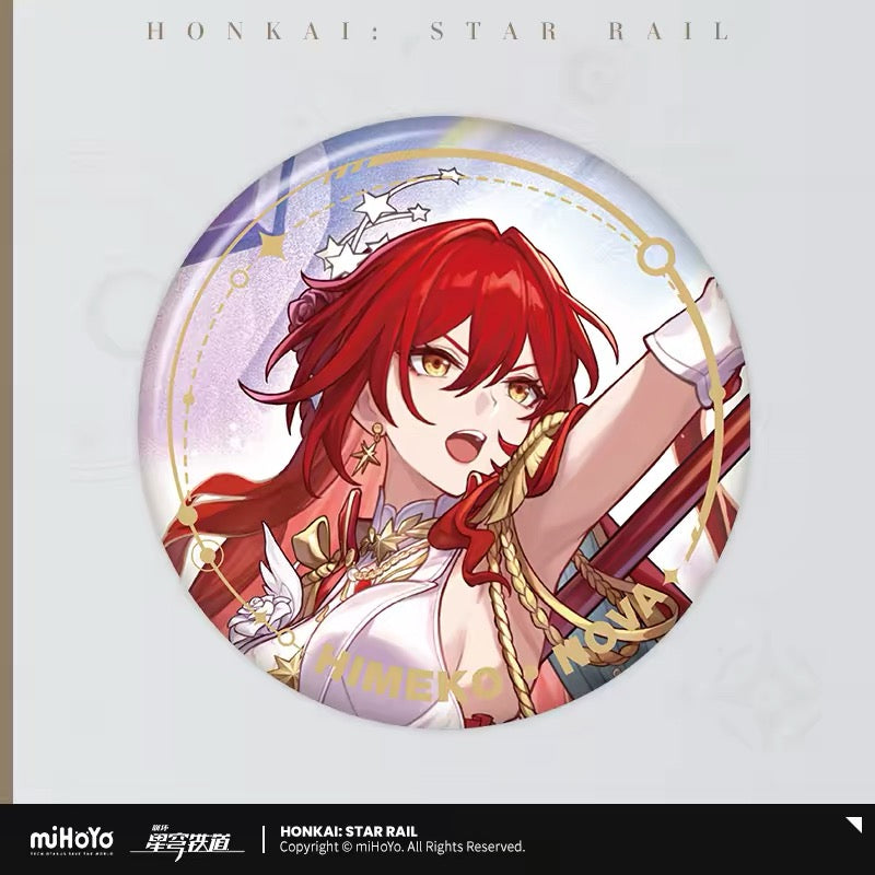 [PO] HSR Official Merch ✦ Splash Art Series | Round Tin Badge