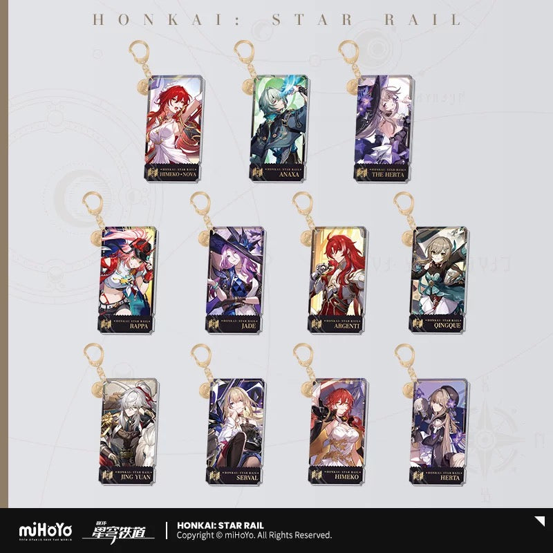 [PO] HSR Official Merch ✦ Splash Art Series | Acrylic Keychain