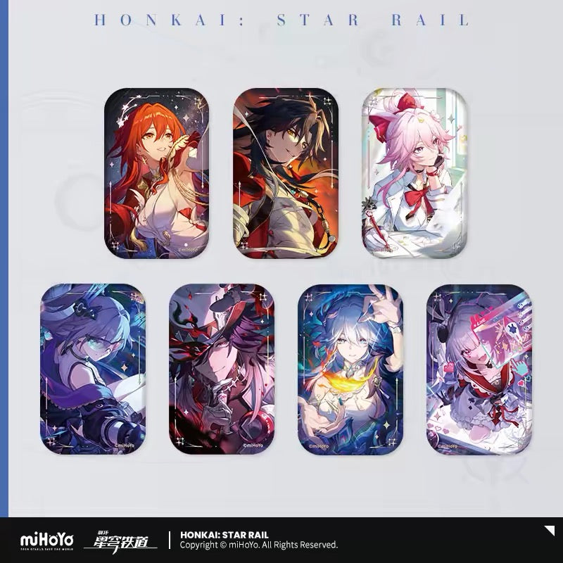 [PO] HSR Official Merch ✦ Light Cone Series | Rectangular Tinplate Badge