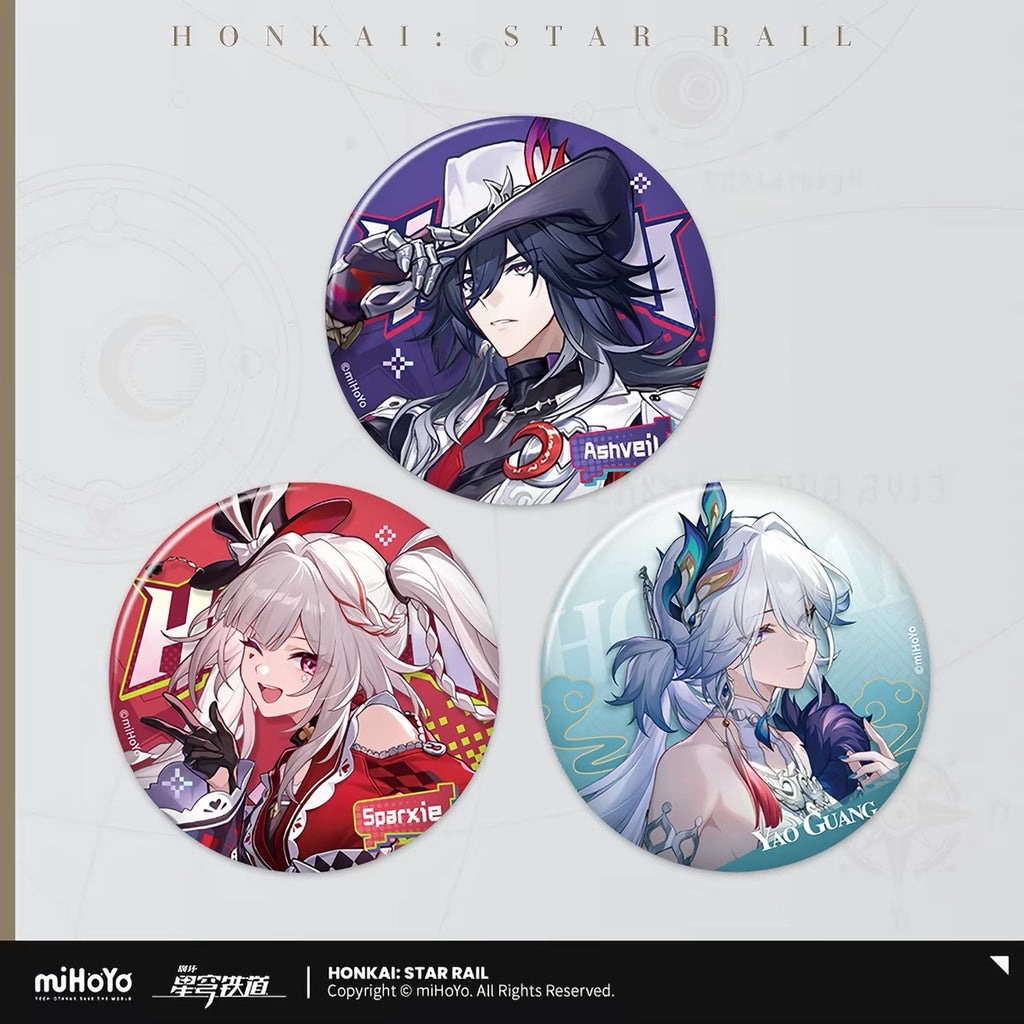 [PO] HSR Official Merch ✦ Interstellar Journey Series | Round Tinplate Badge