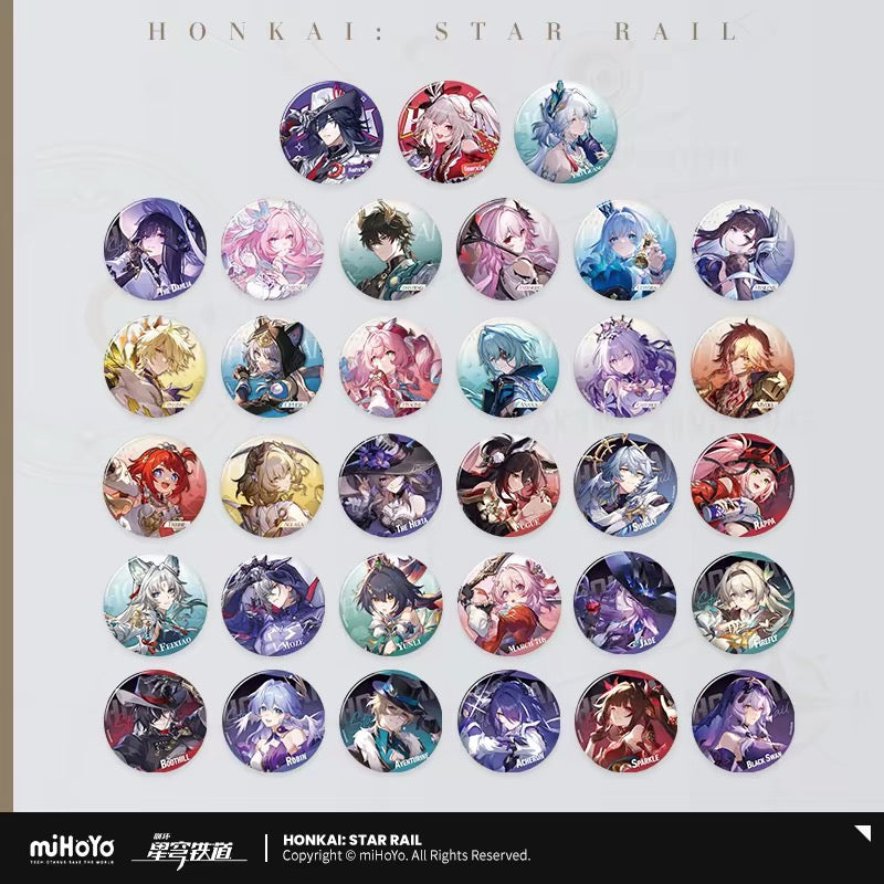 [PO] HSR Official Merch ✦ Interstellar Journey Series | Round Tinplate Badge