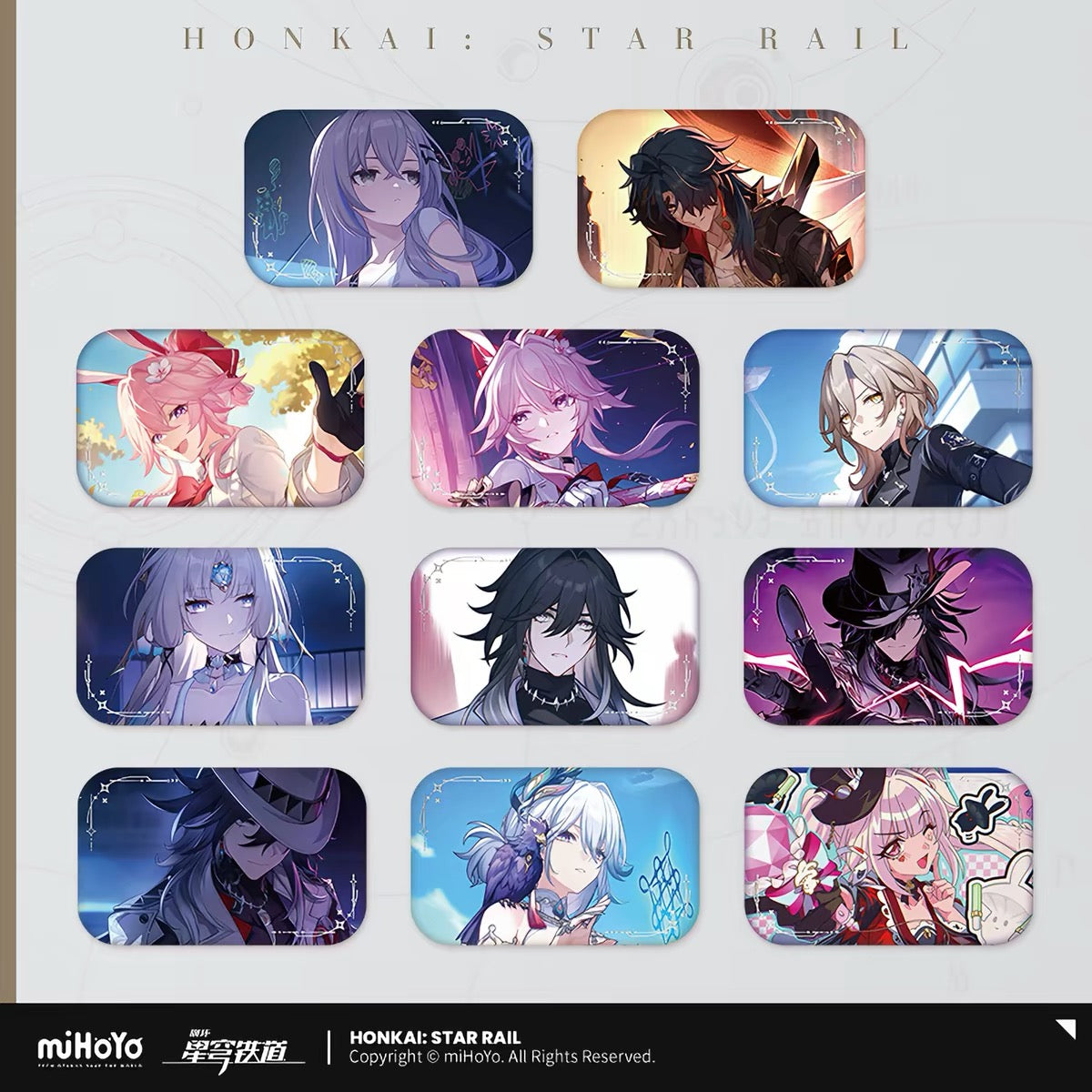 [PO] HSR Official Merch ✦ Memories Of Travelling With You Series | Tinplate Badge