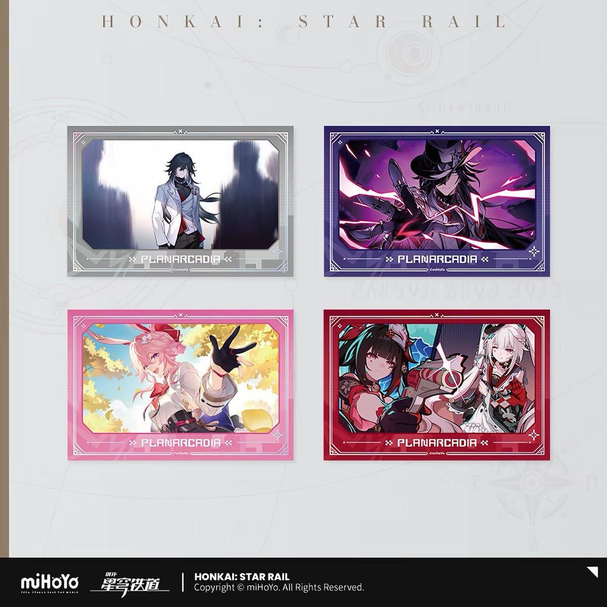 [PO] HSR Official Merch ✦ Memories Of Travelling With You Series | Lenticular Card