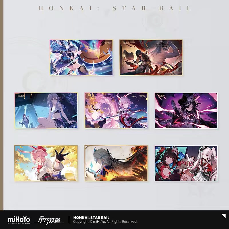 [PO] HSR Official Merch ✦ Memories Of Travelling With You Series | PET Shikishi