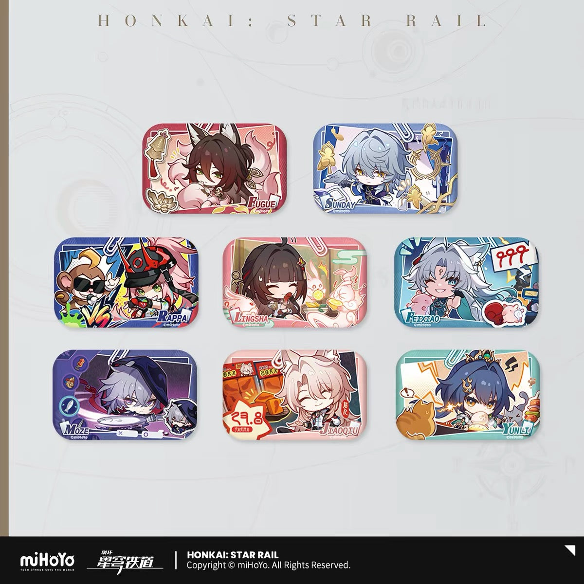 [PO] HSR Official Merch ✦ Pom-Pom Photo Album Series | Tinplate Badge