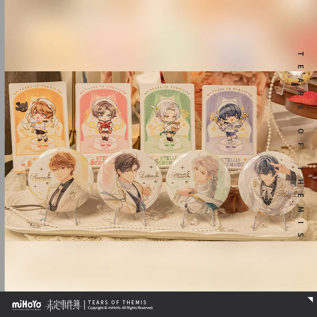 [PO] TOT Official Merch ✦ Stellis Serenade Series | Tinplate Badge [ENDS ON 08/31]